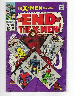 X-Men 46 1968 Marvel Comics VG+ 4.5 Juggernaut Cyclops Marvel Girl Beast Angel