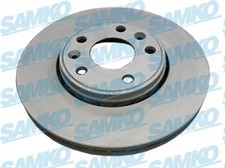 2x SAMKO Bremsscheiben Vorne für RENAULT MEGANE III Grandtour (KZ0/1) 296mm