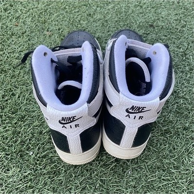 Nike Air Force 1 High Top Black White Men's Basketball Sneakers