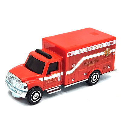 Matchbox 2019-2020 International Ambulance El Segundo Red Collectible 1/64 Scale