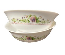 Acropal Victorian Charm Floral Cereal Bowls Set Of Two