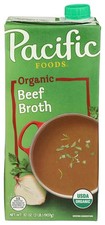 Pacific Foods Beef Broth 32 Oz Pack of 12