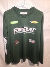 Formula 1 F1 Racing x Pacsun Shirt Size M Green Long Sleeve Grand Prix Logo 2023