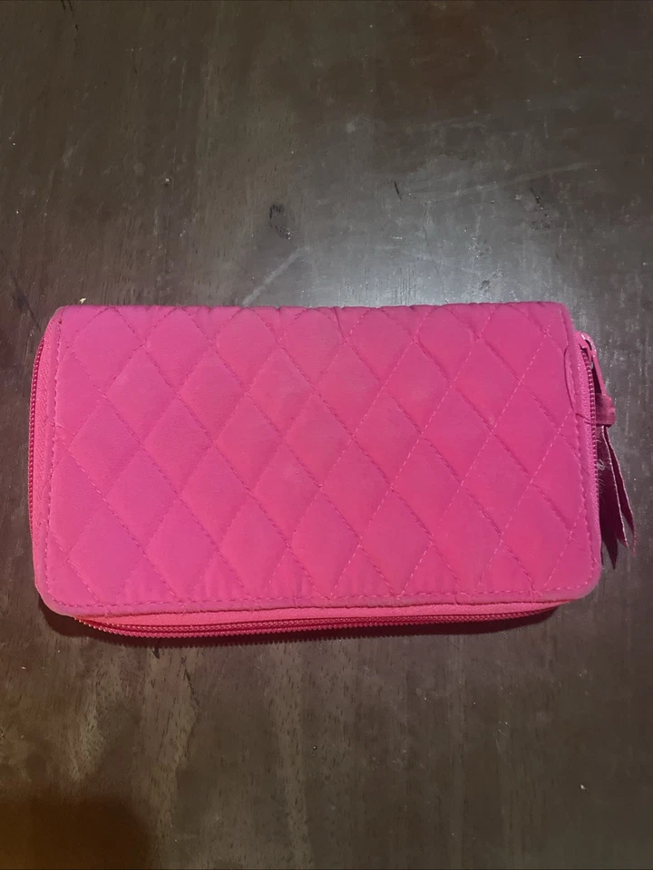 Carteira Vera Bradley rosa Georgia - Imagem 2 de 3