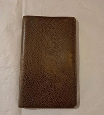 Filofax Slimline Finsbury, real leather. Personal size, grained brown finish.