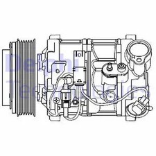 Kompressor, Klimaanlage PAG 46 CS20545 DELPHI für BMW 5 1 3 X1 3 Touring 3 Coupe