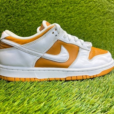 Nike Dunk Low Reverse Curry 2024 Mens Size 6 White Brown Athletic Shoes Sneakers