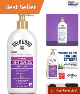 14 oz Age Renew Body Lotion - Anti-Aging & Moisturizing Formula for Crepey Skin