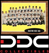 1962 Topps #334 Boston Red Sox Boston Red Sox Excellent