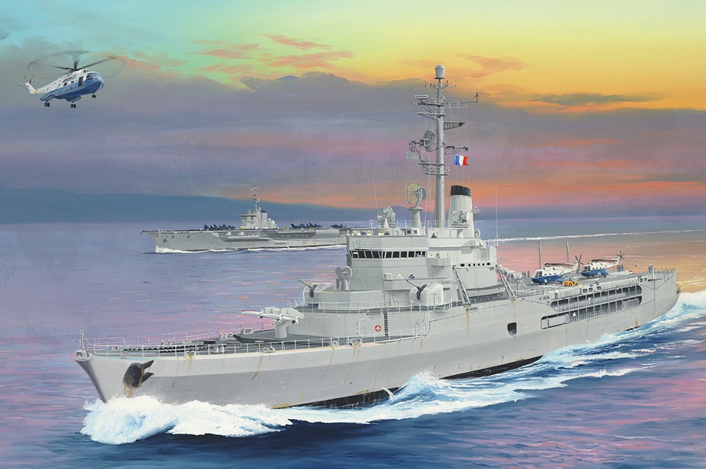 Trumpeter 05636 FRENCH NAVY HELICOPTER CRUISER JEANNE D’ARC 1964 1/350 Kit