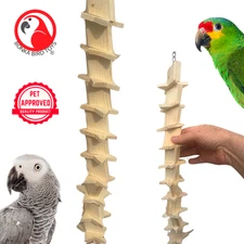 Bonka Bird Toys 1096 Natural Long Wood Star Large Chew Parrot Cage Toy Amazon