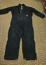 Berne Large Coveralls 44-46 Workwear 1417BK LR Black