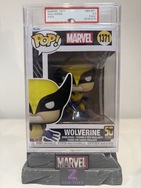 Funko Pop! Marvel Wolverine #1371 PSA calificado 8,5 casi nuevo-como nuevo+