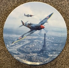 RAF Royal Doulton China "Celebration over Paris" limited edition plate