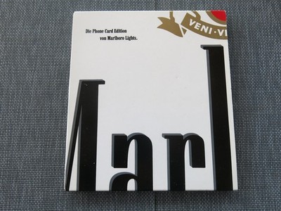 Marlboro Lights Phone Card Limited Edition - 4er Set Telefonkarten OVP RARE