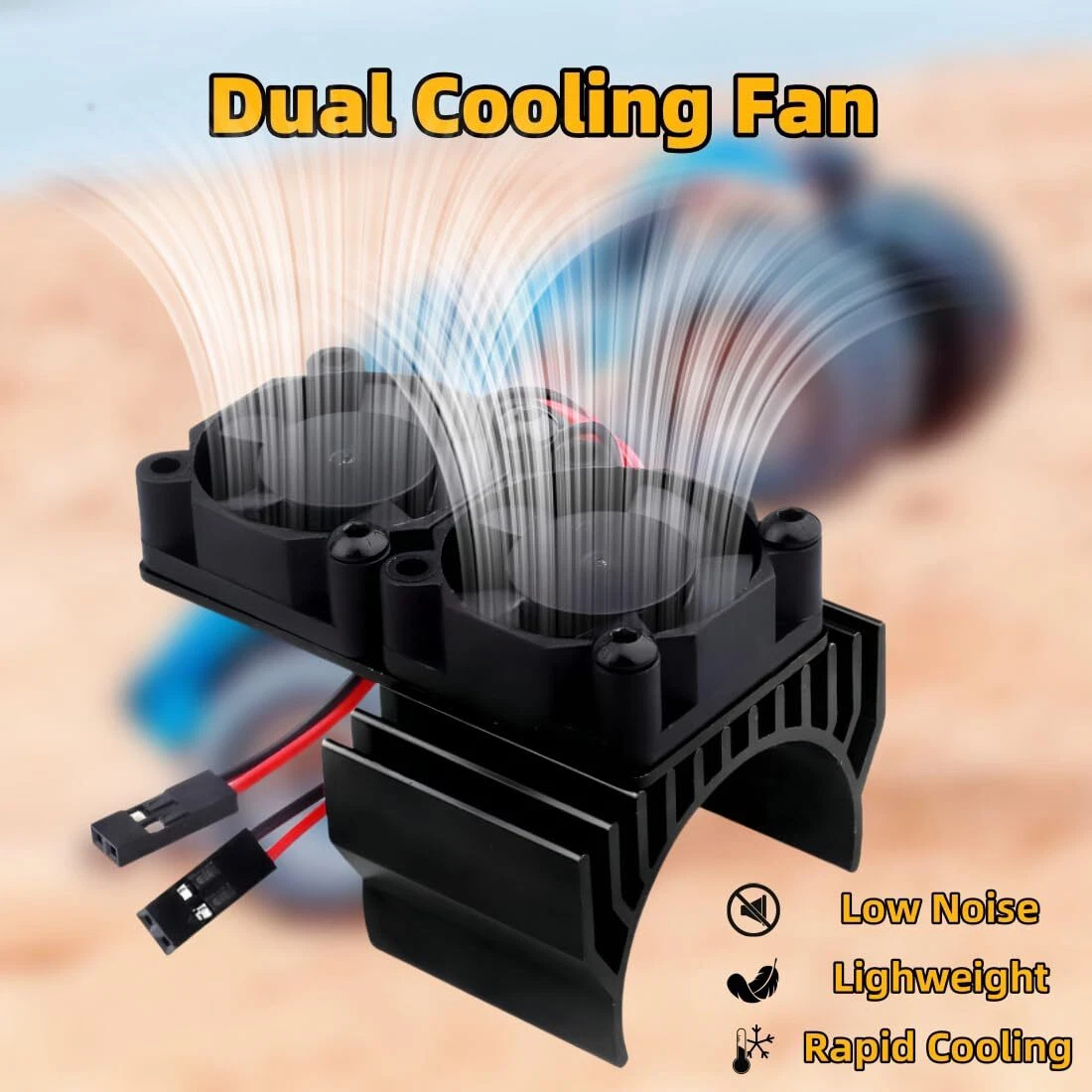 VXL-3S Velineon ESC VXL-3 VXL 3S Ventilateur de Refroidissement Dissipateur de Chaleur pour