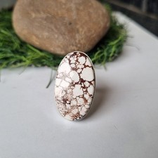 Wild Horse Jasper Gemstone Ring 925 Sterling Silver Handmade Ring Gift her BT212