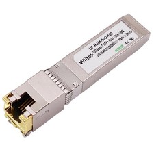 100 Meters, 10Gb SFP to RJ45 Module, 2.5G/5G/10GBase-T Ethernet Copper Transcei