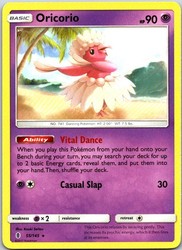 Oricorio 55/145 Guardians Rising Rare Pokemon Card