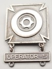WWII Sterling Army Operator-S Special Equipment Operators Qualification Badge — photo 1