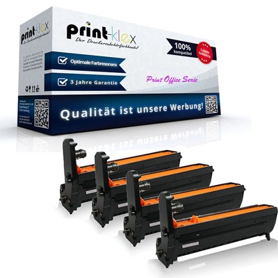 4x Ersatz Trommel für OKI C-5200-N C-5200-NE Black Cyan Mag Print Office