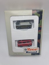 Vintage Roco Minitanks Special 2xVolkswagen Type 2 Military Bus Collection Nº814