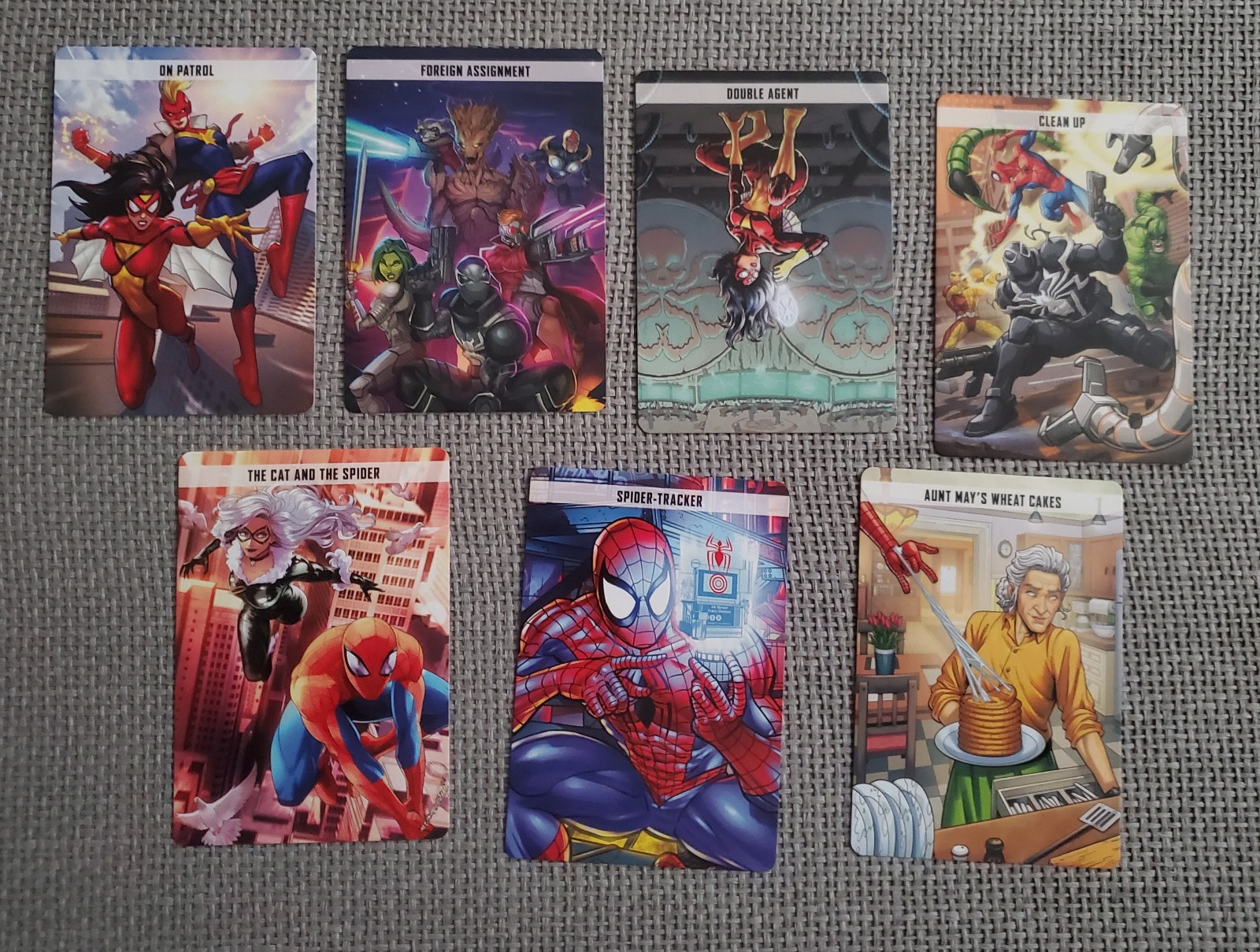 Marvel Crisis Protocol Web-Swinging Heroes ONLY Tactics Cards 2890₽