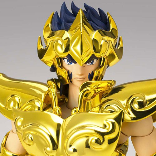 Myth Cloth Ex Leo Ikki Saint Seiya armure dorée moulée sous pression
