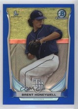 2014 Bowman Draft Chrome Blue Refractor 335/399 Brent Honeywell #CDP77 3t5