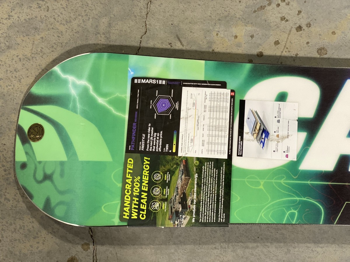 CAPiTA Pathfinder Reverse Camber Snowboard Mars 157cm- Multicolor 