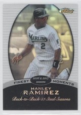 2008 Topps Finest Moments Refractor Hanley Ramirez #FM-HR 0a1