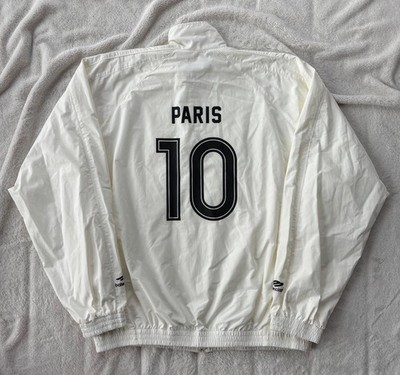 Balenciaga White Paris Soccer Technical Track Jacket - 2XL - MSRP