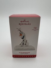 Hallmark Keepsake Ornament 2016 Olaf Peekbuster Disney's Frozen Magic Sound
