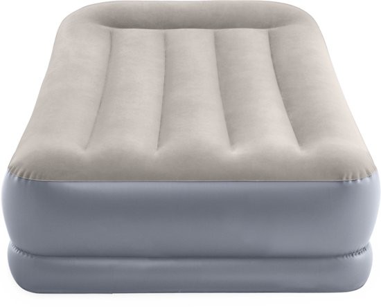 Intex Doppel-KissenstüTze, Mittelhohes Luftbett Mit Fiber-Tech Rp, Aufgeblasene-image