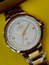 Angel Quartz Crystal Silver Dial Ladies Watch Item No. 50166
