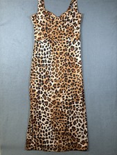 Zara Women’s Leopard Print Midi Dress W/ Sweetheart Neck Line Sz. M