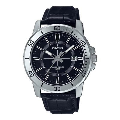 CASIO MTP-VD01L-1CVUDF MTP-VD01L-1 ORIGINAL Correa Negra CASIO Collection Men
