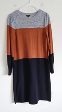 Talbots Colorblock Sweater Dress - Size Small