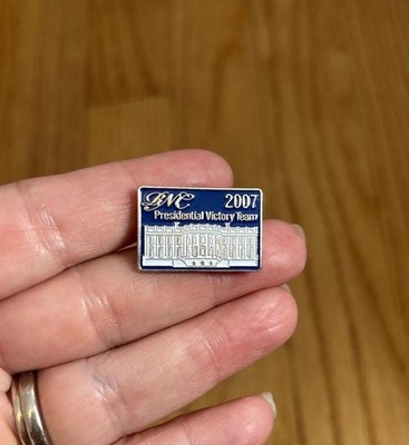 2007 RNC Presidential Victory Team Lapel Pin Pinback White House Enamel