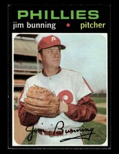 1971 Topps Set Break #574 Jim Bunning EX-EX/MT *BNCARDS*