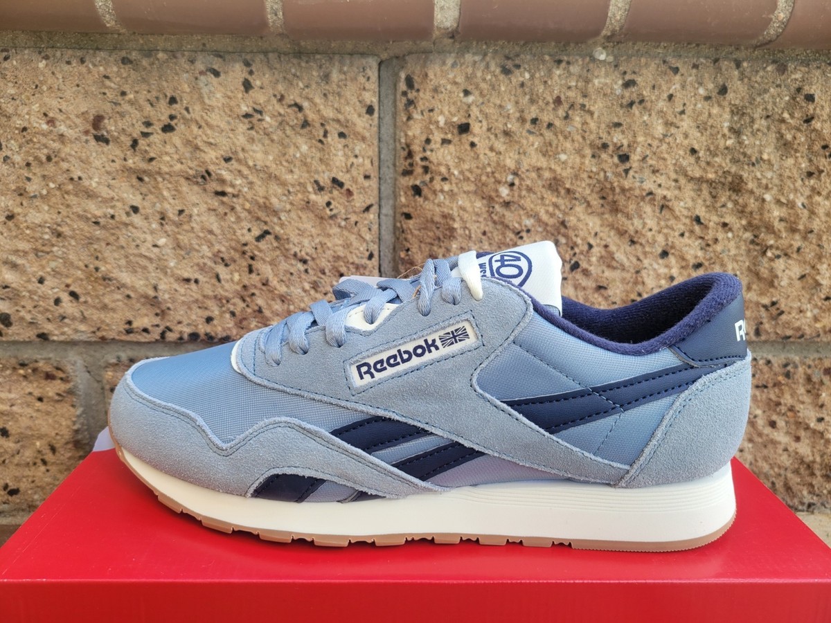 Reebok Classic Nylon Shoes Men's Sizes Blue Vector Navy Chalk