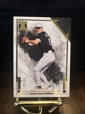 2025 Panini Impeccable Baseball #77 Colson Montgomery Gold 31/35 (BK) 🔥