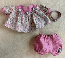 7-8  Doll Floral Dress Shorts Floral Headband Handmade Reborn Silicone Bjd Dolls