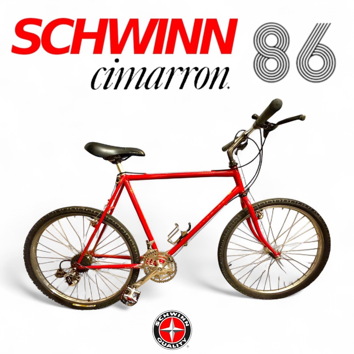 86-87 Schwinn Cimarron (21”) MTB Fillet Brazed CrMo—Shimano Deore