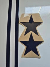 Cowboys Throwback full size football helmet decals set