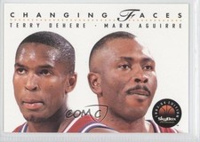 1993-94 Skybox Premium Changing Faces Terry Dehere Mark Aguirre #303 0c4
