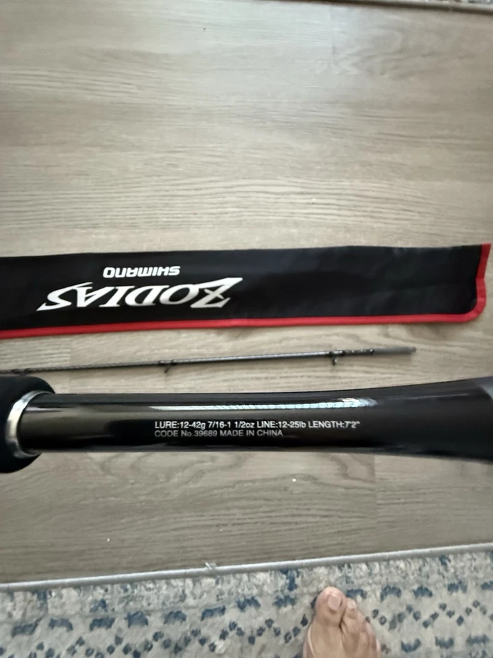 SHIMANO 20 ZODIAS 172MH-2 приманка кастинг удочка 7,2 футов 2 изделия удочка бас рыбалки - Изображение 4 из 4