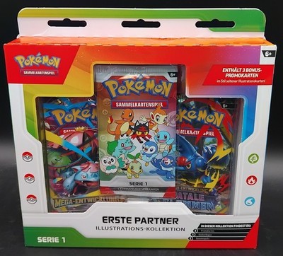 Pokemon - Erste Partner Illustrations Kollektion Serie 1 Deutsch Neu in OVP