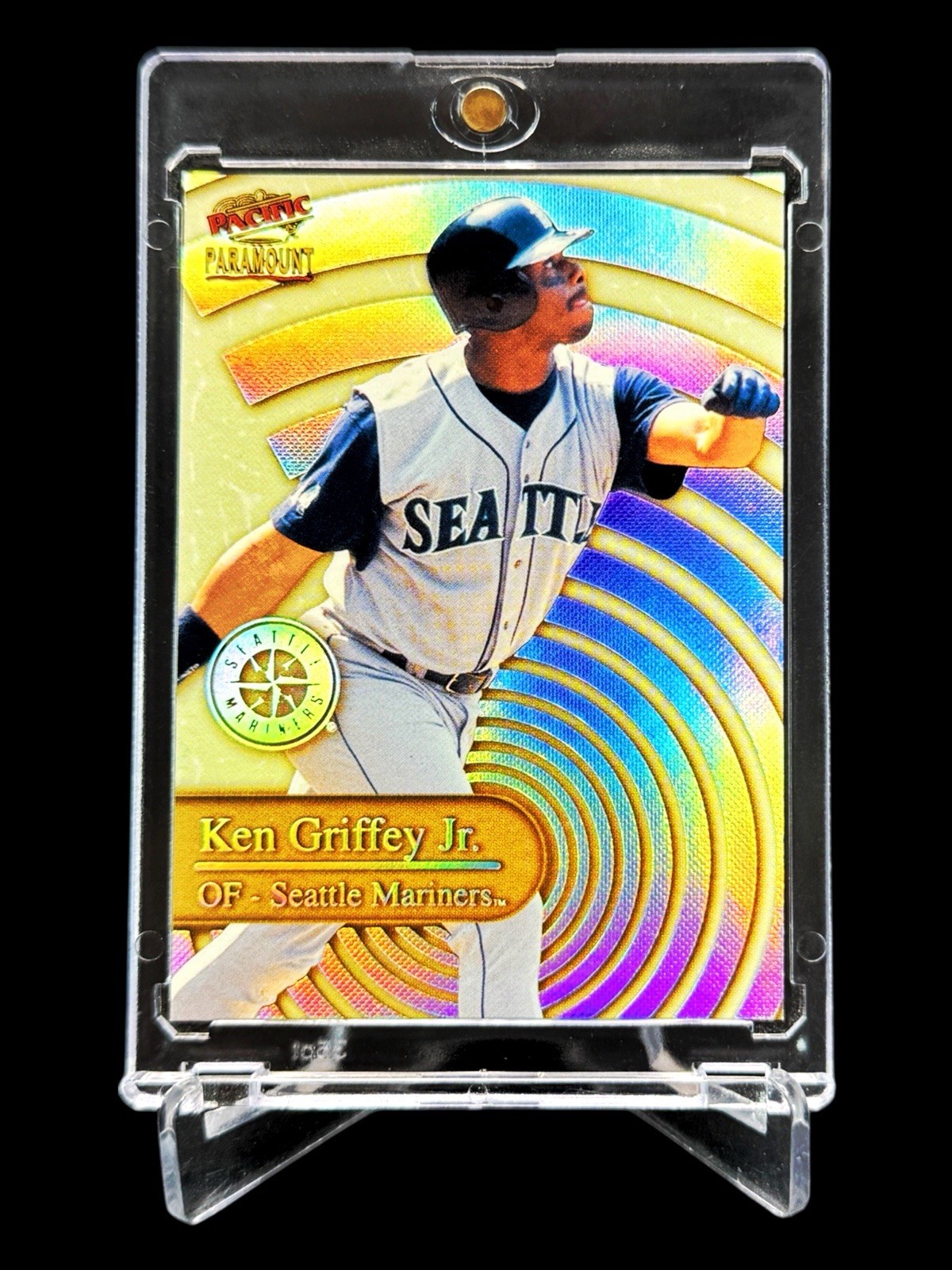 1999 Pacific Paramount KEN GRIFFEY JR “PERSONAL BESTS” HOLO #32🔥RARE🔥1:740🔥