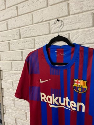 Men's Nike FC Barcelona 2021/22 Ronaldihno Home Jersey Size XL
